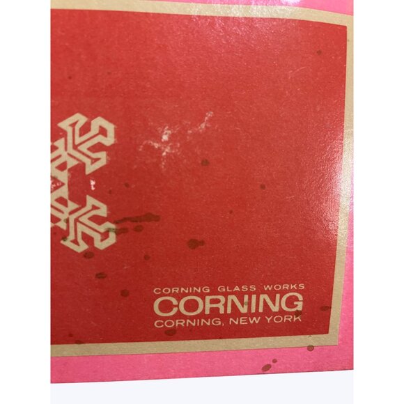 Corning Glass Works Christmas Decor Set Of 6 Vintage Ornaments - Picture 10 of 12